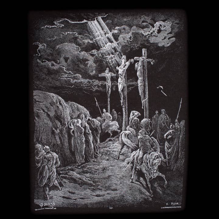 Propaganda Printing Company - Wholesale Screen Printed T-Shirt - Unisex - _OUT OF PRINT Gustave Dore, "The Crucifixion" 1