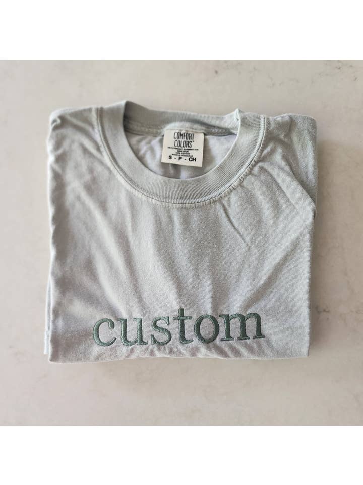 Coffee and Chaos Apparel - Wholesale Sweatshirt - Women's - Custom embroidered short sleeve t-shirt7