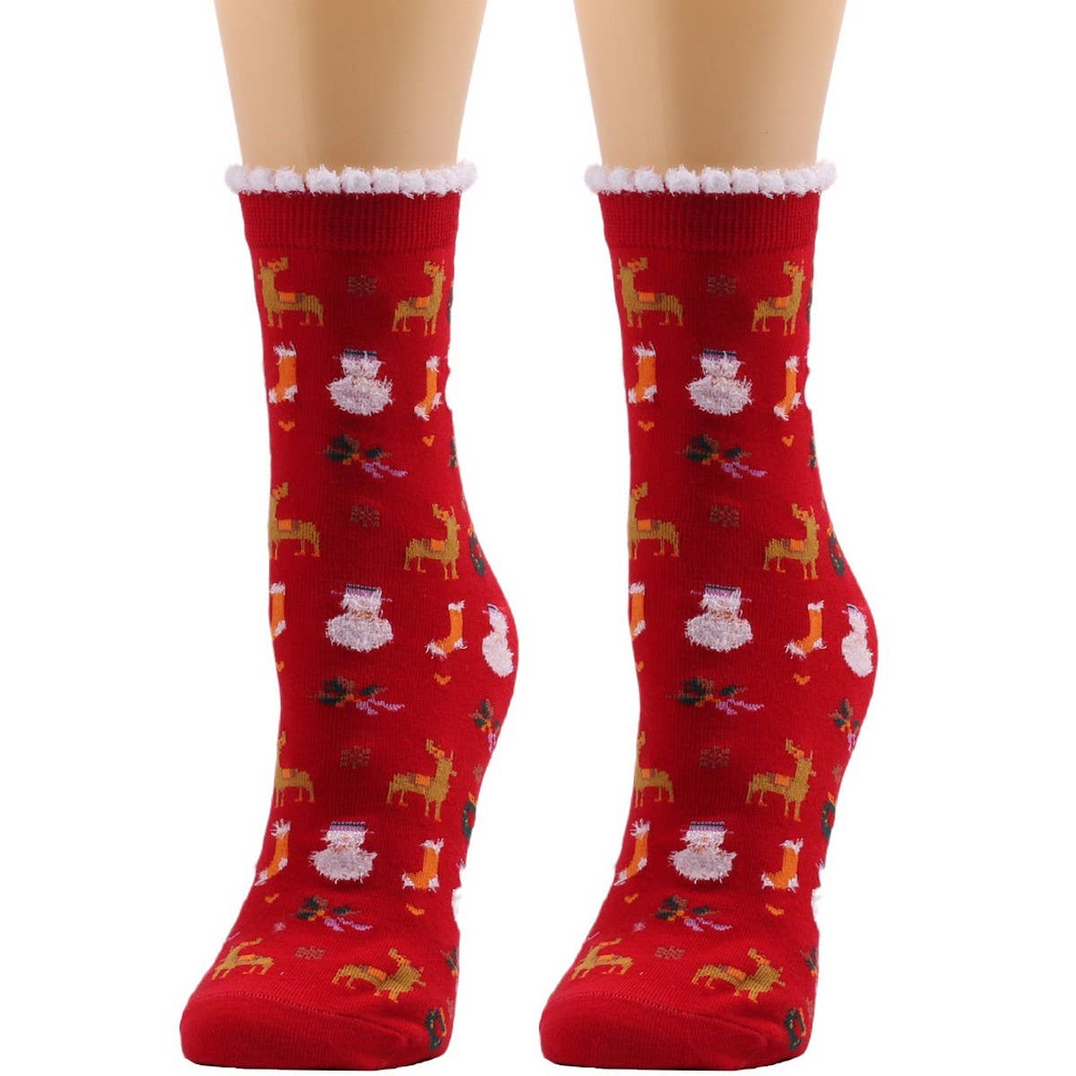 NINEXIS - Wholesale Socks - Women's - CWMS02687_CHRISTMAS WOMEN KNEE HIGH HOLIDAY SOCKS4