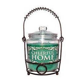 Arcucci Trade Srl - Venta al por mayor Velas en tarros - VELA AROMÁTICA CHEERFUL HOME DE 26 OZ CON PORTAVELAS5
