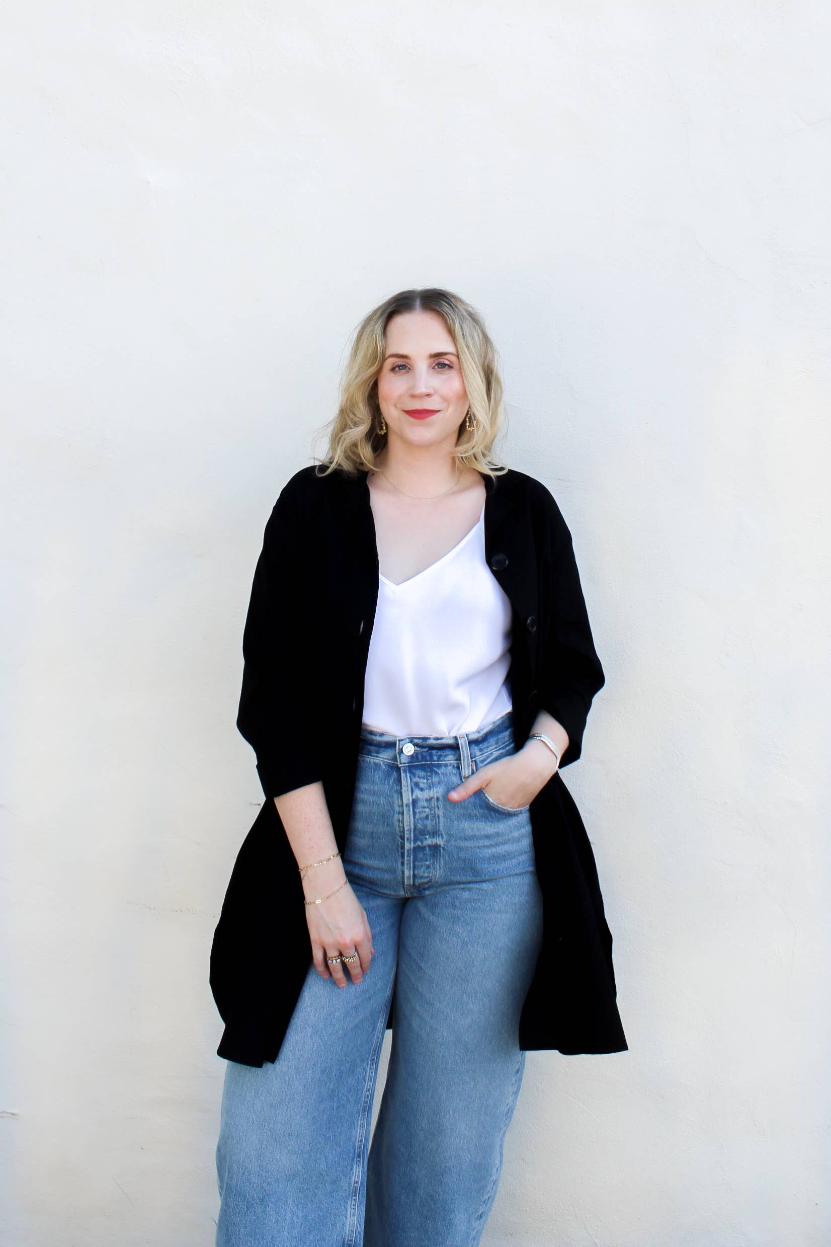 Black Poplin Stacey Dress for wholesale on Faire1