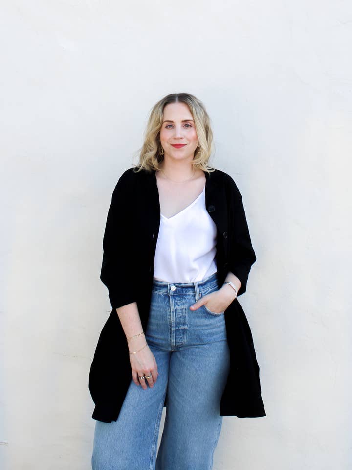 Black Poplin Stacey Dress for wholesale on Faire1