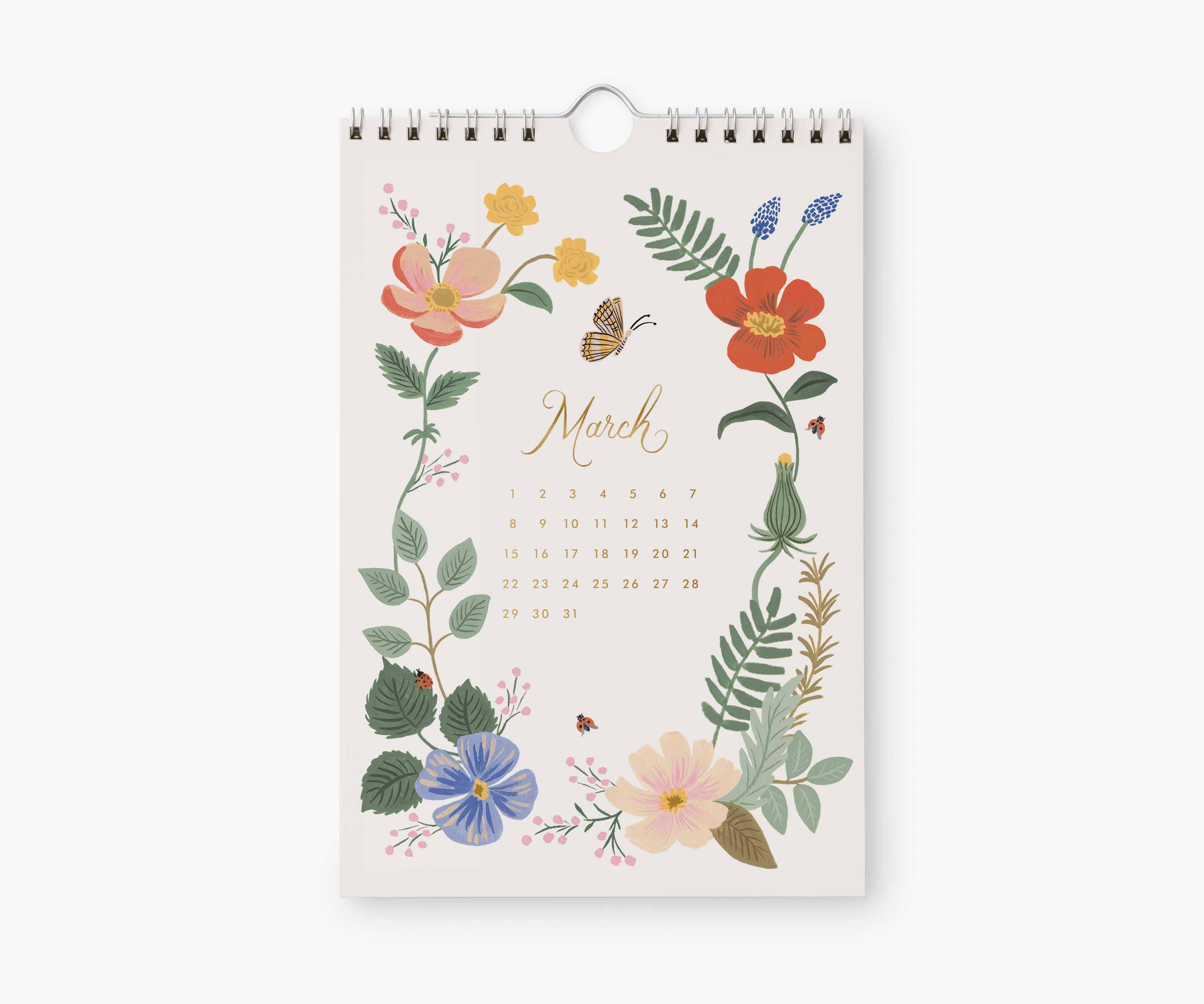 Rifle Paper Co. - Wholesale Calendar - 2026 Strawberry Fields Kitchen Calendar (6x9)3