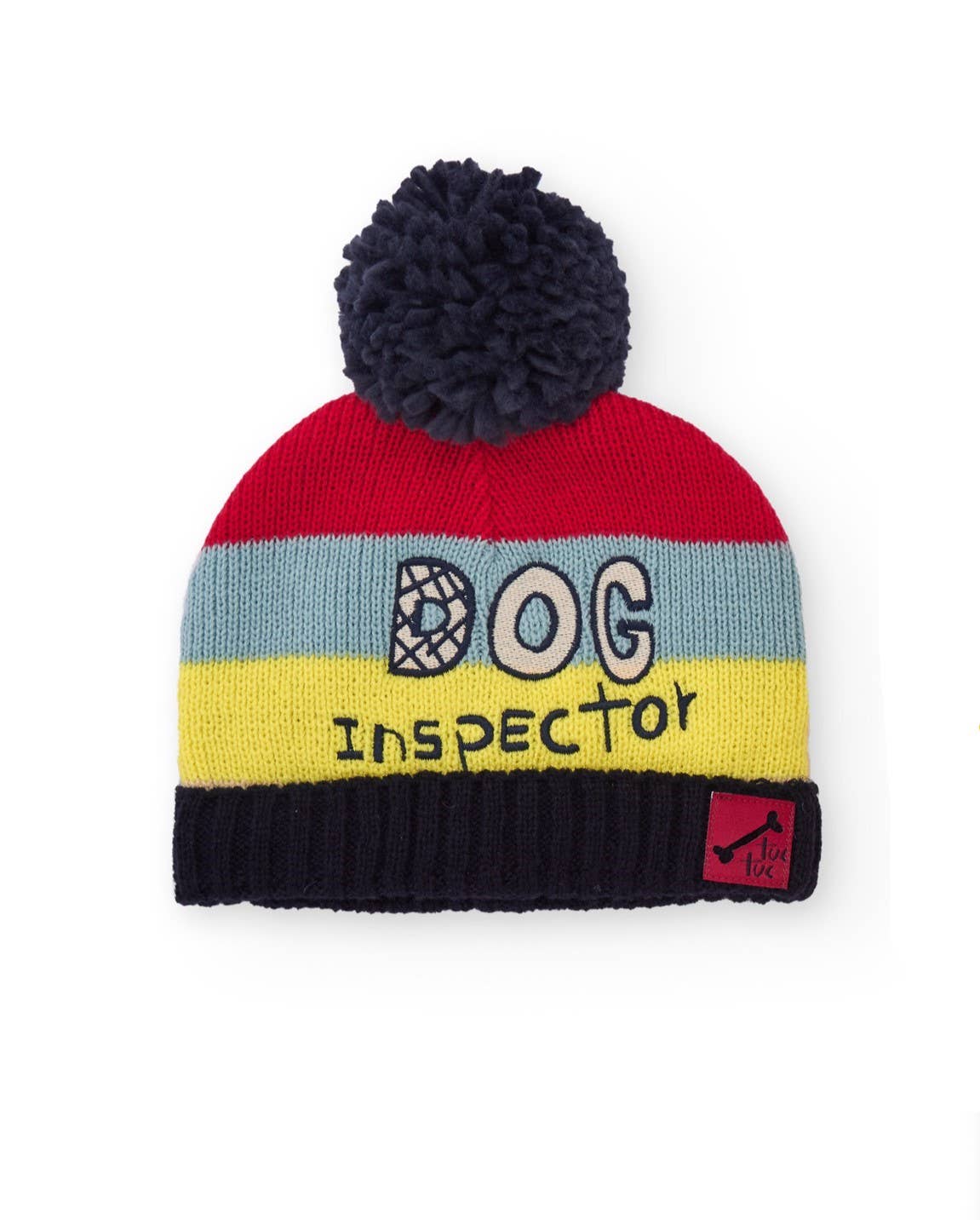 tuc tuc - Wholesale Bonnet - Baby - Multicolored children's hat with pompom and decorative text