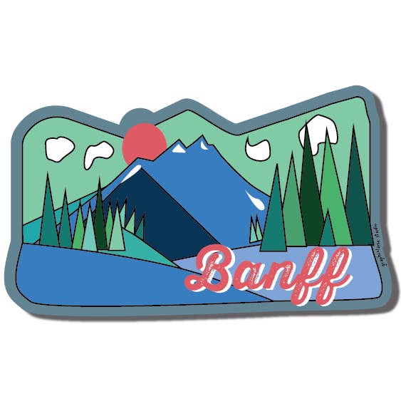 Banff Vinyl-Aufkleber für den Großhandel von good dutch inc
