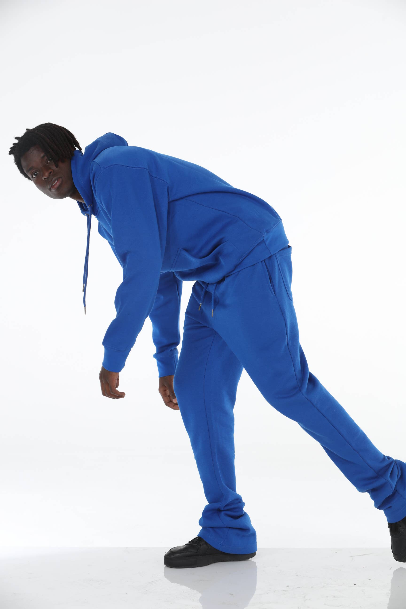 Stylo - Venta al por mayor Chándal - Hombre - Chándal Azul Real con Volantes Apilados11