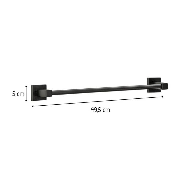 Fackelmann - Wholesale Wall Hook - Fackelmann New York matt black vertical wall-mounted towel holder2