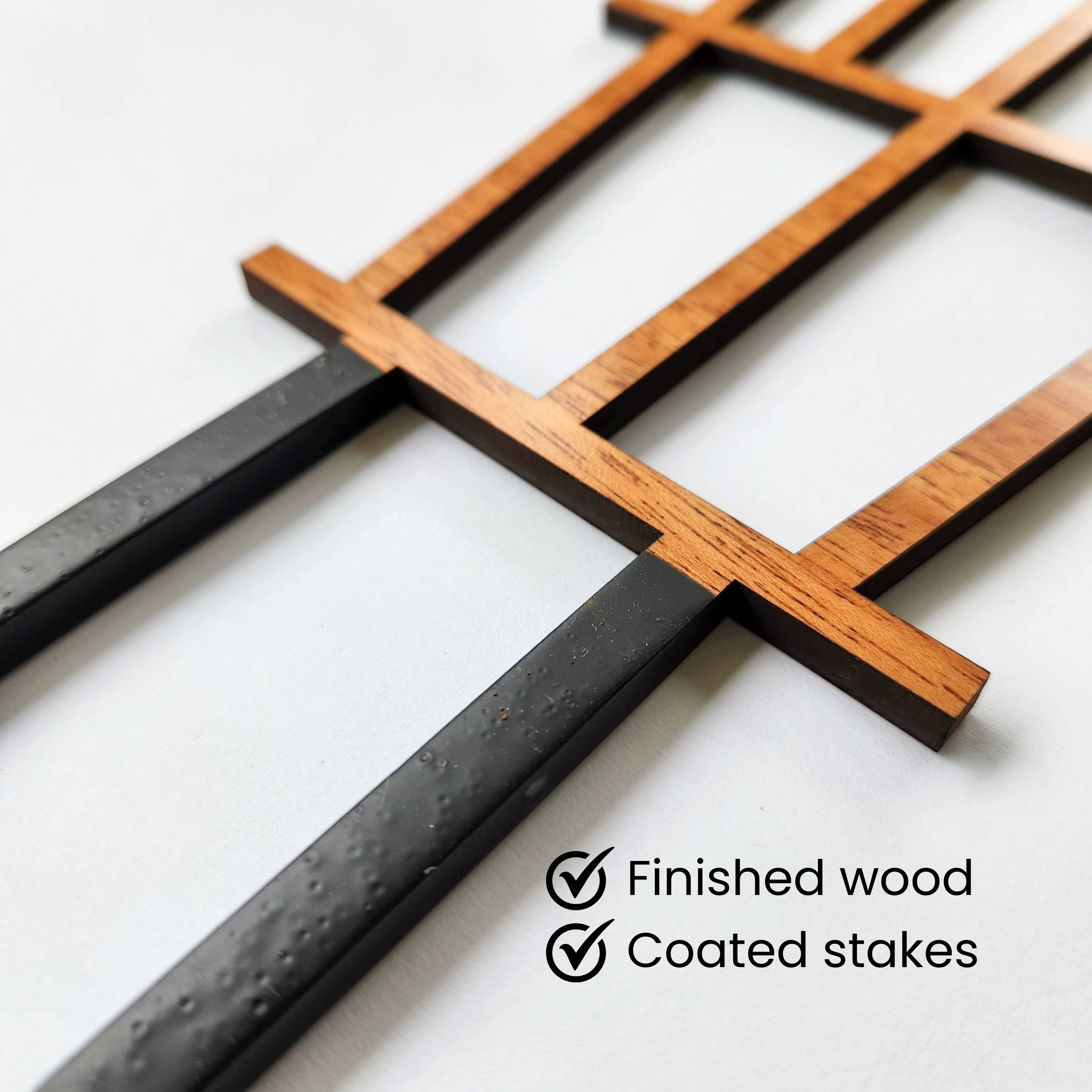 Leaf & Node - Wholesale Trellis - Garden Style Indoor Plant Trellis (Wood) (2 Sizes)4