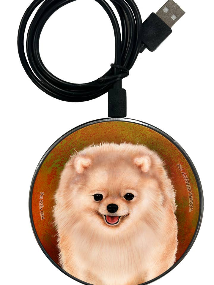 Pomeranian Cream - Caricabatterie Zoomies per la vendita all'ingrosso da parte di Pet Gifts USA, LLC