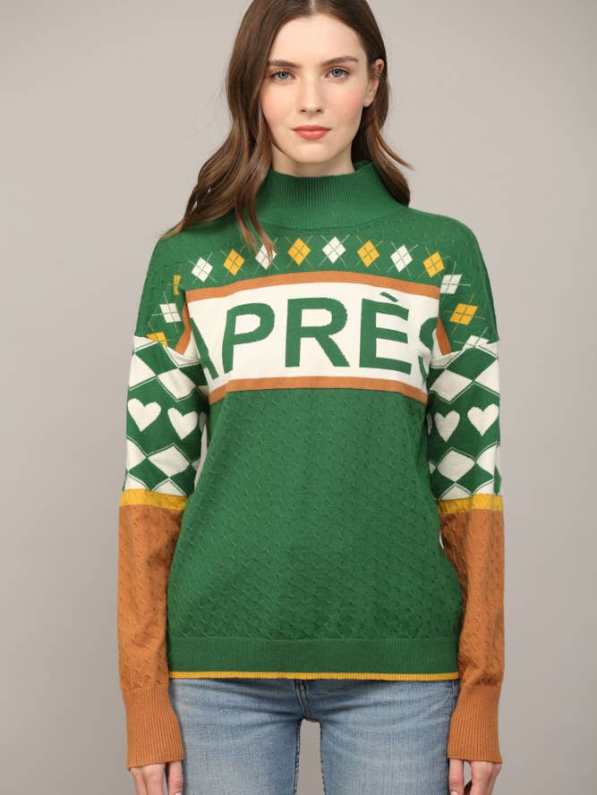 APRES GOLFTRØJE MED MOCKHALS FW14124 for engroshandel hos FATE