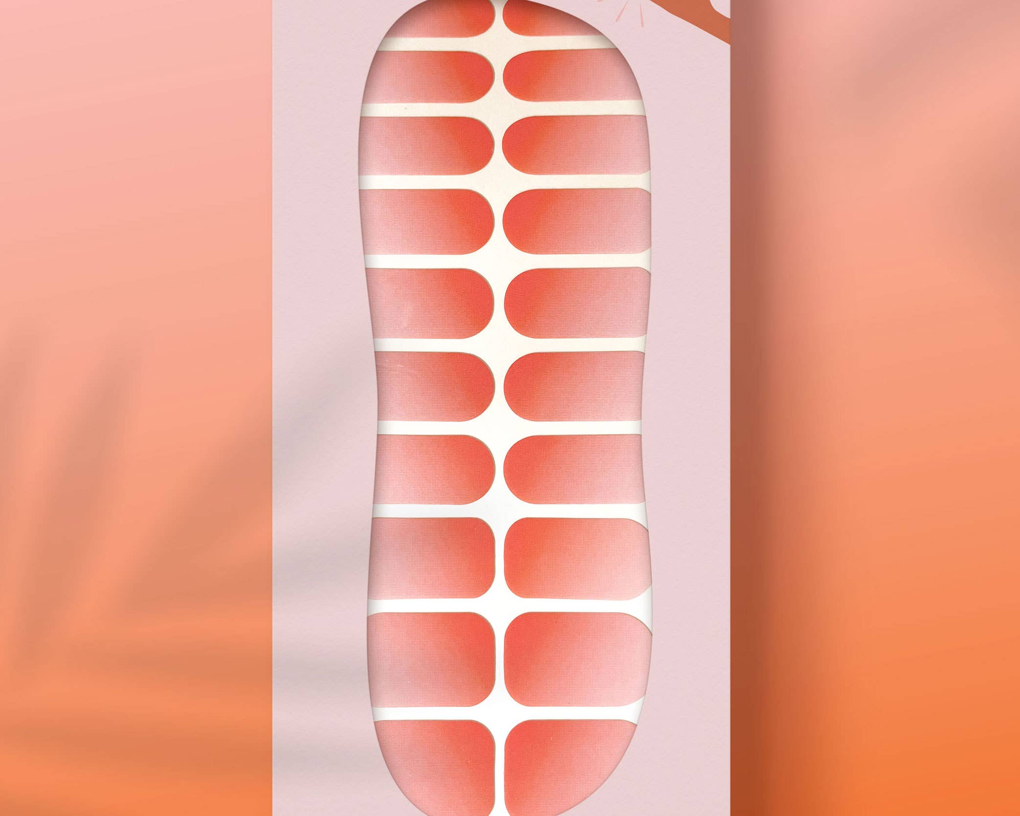 Modgloss - Venta al por mayor Decoración/pegatinas de uñas - Kit de envoltura de uñas Ombré 'Sunset Passion'5