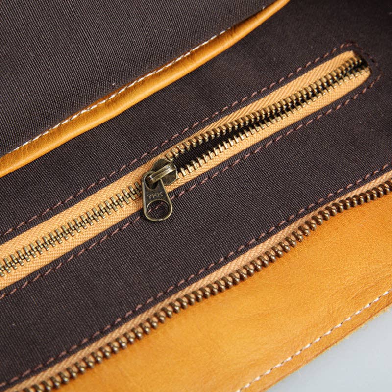 RockCow Leather Studio - Wholesale Tote Bag - Women's - Handmade Vegetable Tanned Leather Tote Bag Leather Shopping Bag Vintage Woman Leather Shoulder Bag Large Work Tote Bag10