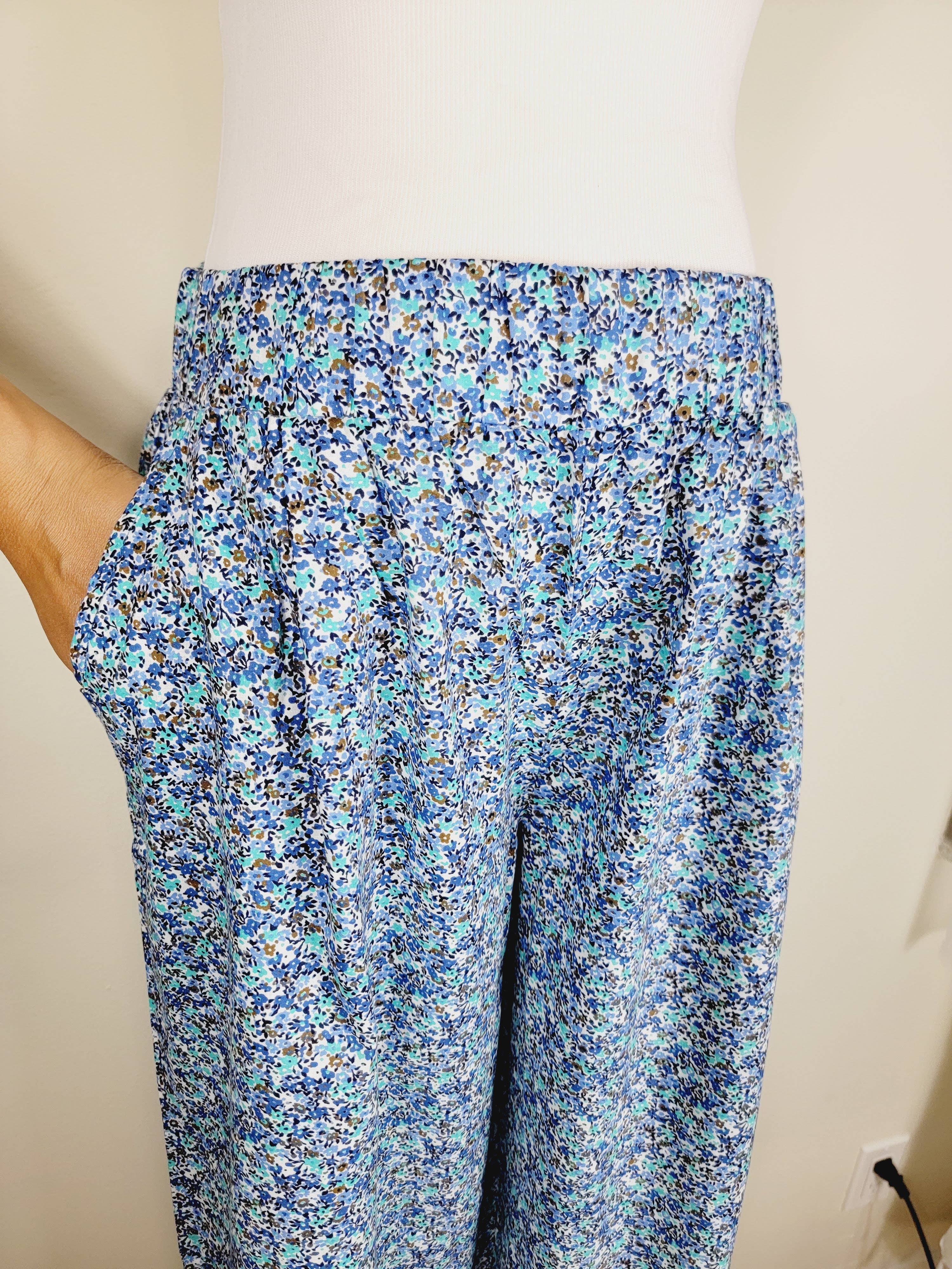 EBRU Home - Wholesale Top & Pant Set (NOT Loungewear) - Women's - Tank top with Matching Culottes elasticated belt trousers 23