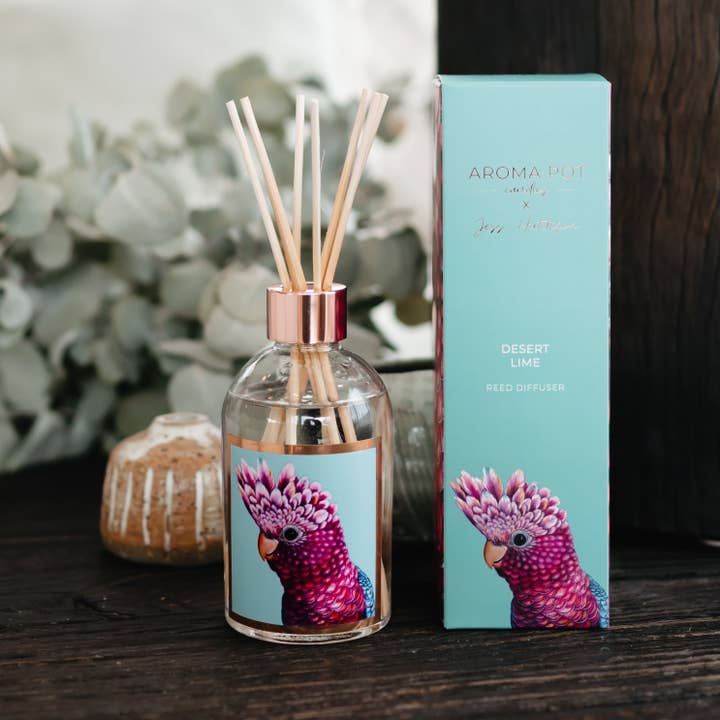Australian artist reed diffuser | Desert Lime | 200ml for wholesale by Aroma Pot