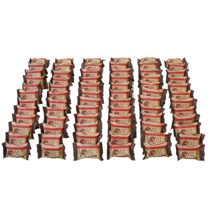 Cherry Almond Loose/Bulk OWL Pellet (bag of 72 pc) for wholesale by Owl Energy Bar