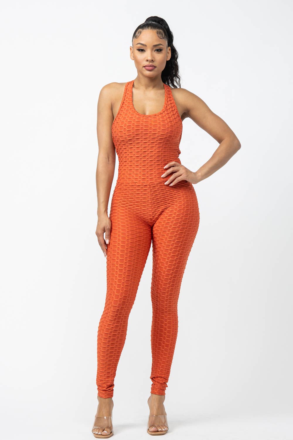 Julia by LoveJ – wholesale Jumpsuit - Dam – Ärmlös Cross tillbaka jumpsuit1