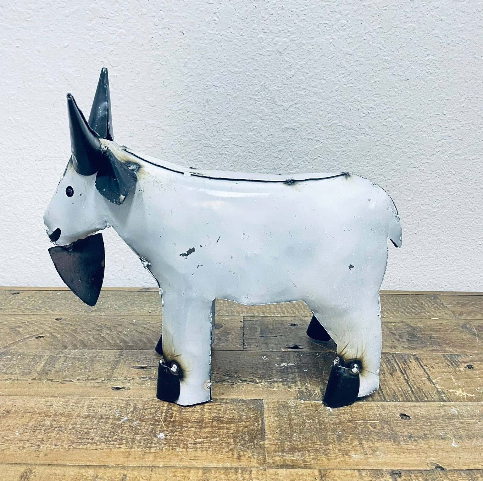 Rustic Farm - Wholesale Outdoor Ornament/Decor - Mini Tin Goat, Metal Yard Art - E-101