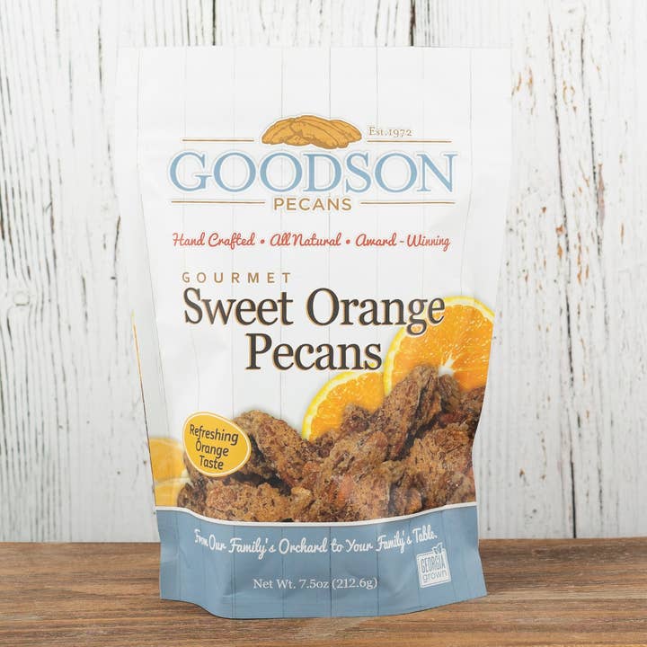 Goodson Pecans - Wholesale Nuts - Sweet Orange Pecans