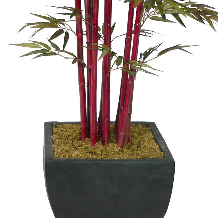 MinxNY - Wholesale Artificial Plant - 96" Tall Bamboo Tree With Decorative Planter