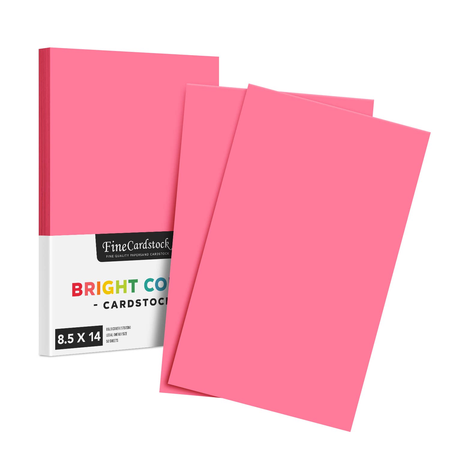 Fine Cardstock – wholesale Hantverkstillbehör – Ljus färg Cardstock papper - 65 lb täcka (176 GSM) - 50 Antal44