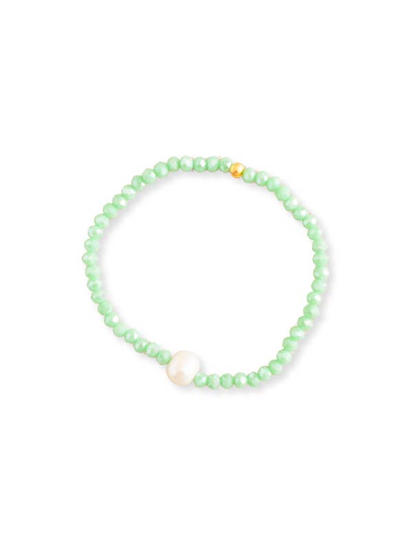 Bracelet WS Teeny Pearl pour la vente par Millie B Designs