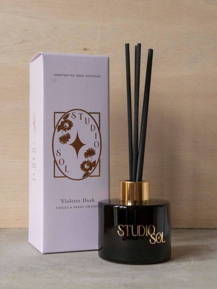 Violette Dusk Diffuser | Violet + Sweet Orange for wholesale by Studio Sol Store