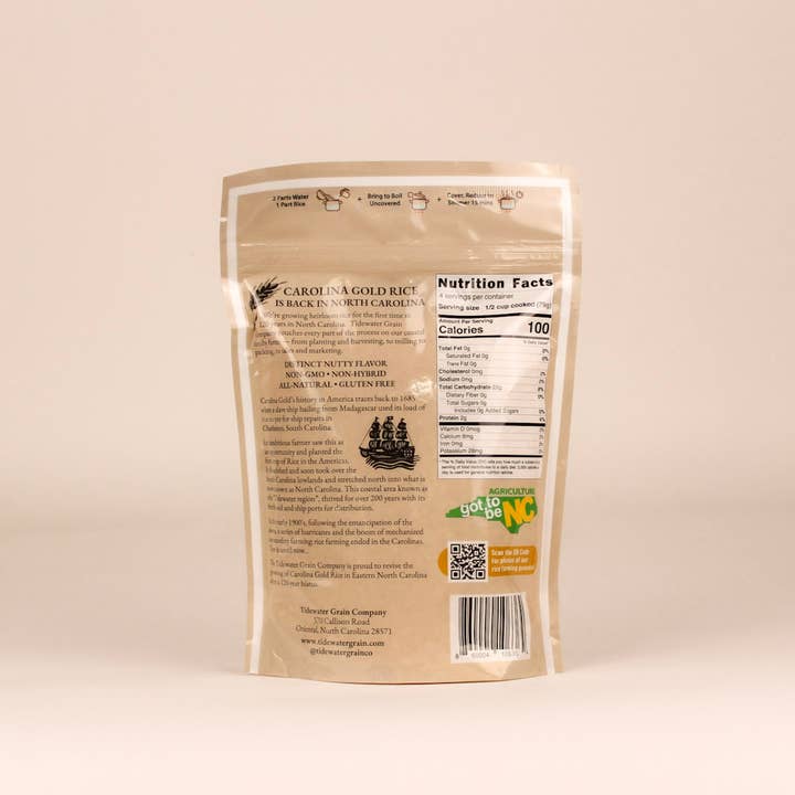 Tidewater Grain Company - Wholesale Rijst - Carolina Gold Heirloom Rice - 2 kop3