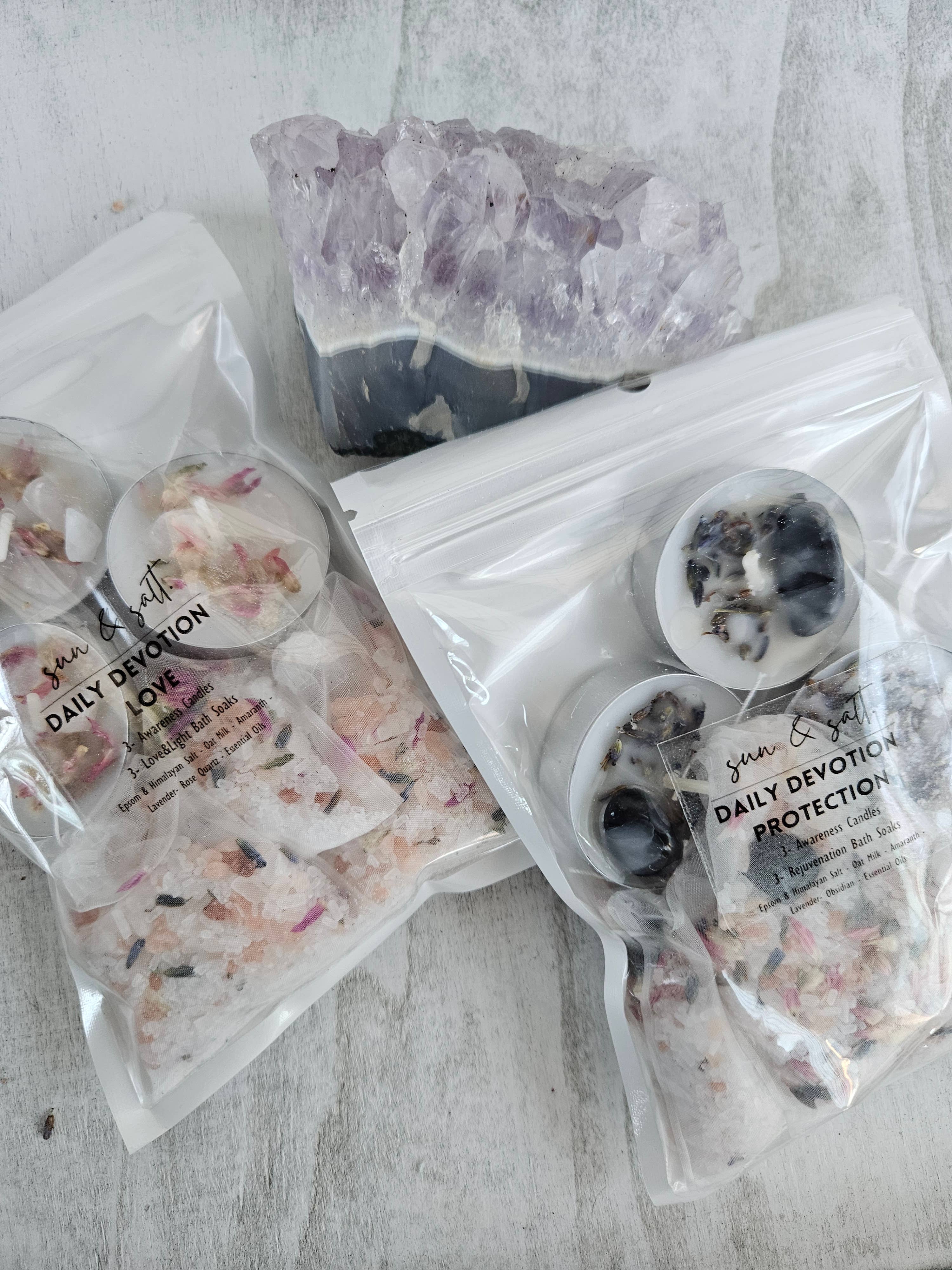 Lux&Lou – Großhandel Bade- & Körperpflege-Set – Daily Devotional Protection & Love — Bath Soak Sets1