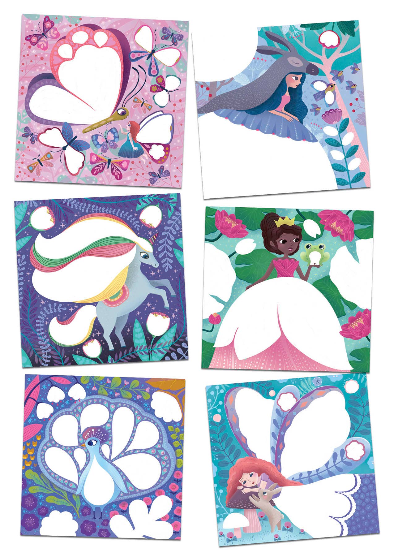 Créa Lign' - Wholesale Paint Set - Finger painting “Fairy World”2