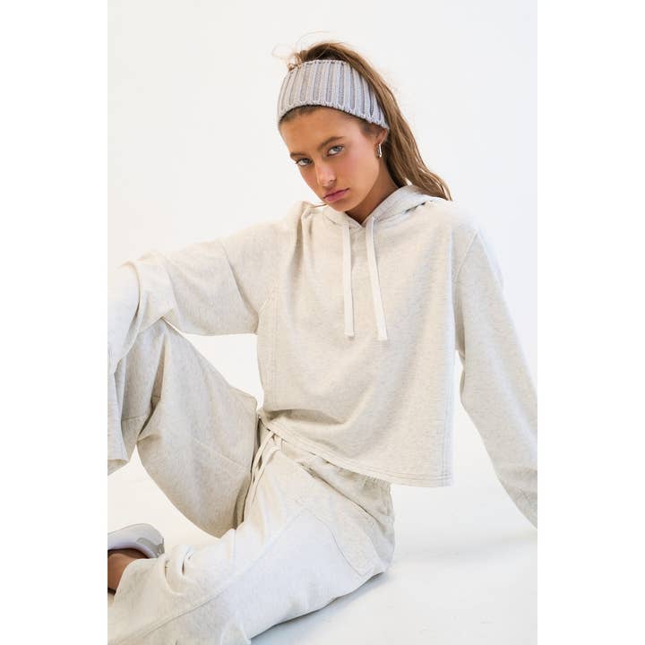 Hooded Longsleeve and Pants Casual Set for wholesale by The GREii