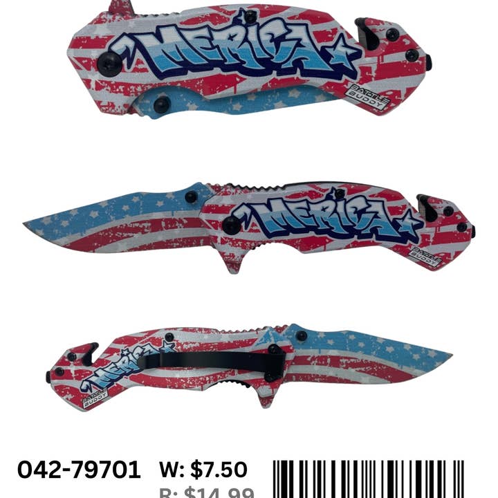 Smithco Distributing - Wholesale Pocket Knife/Holder - Battle Buddy Knives, Pocket Knife128