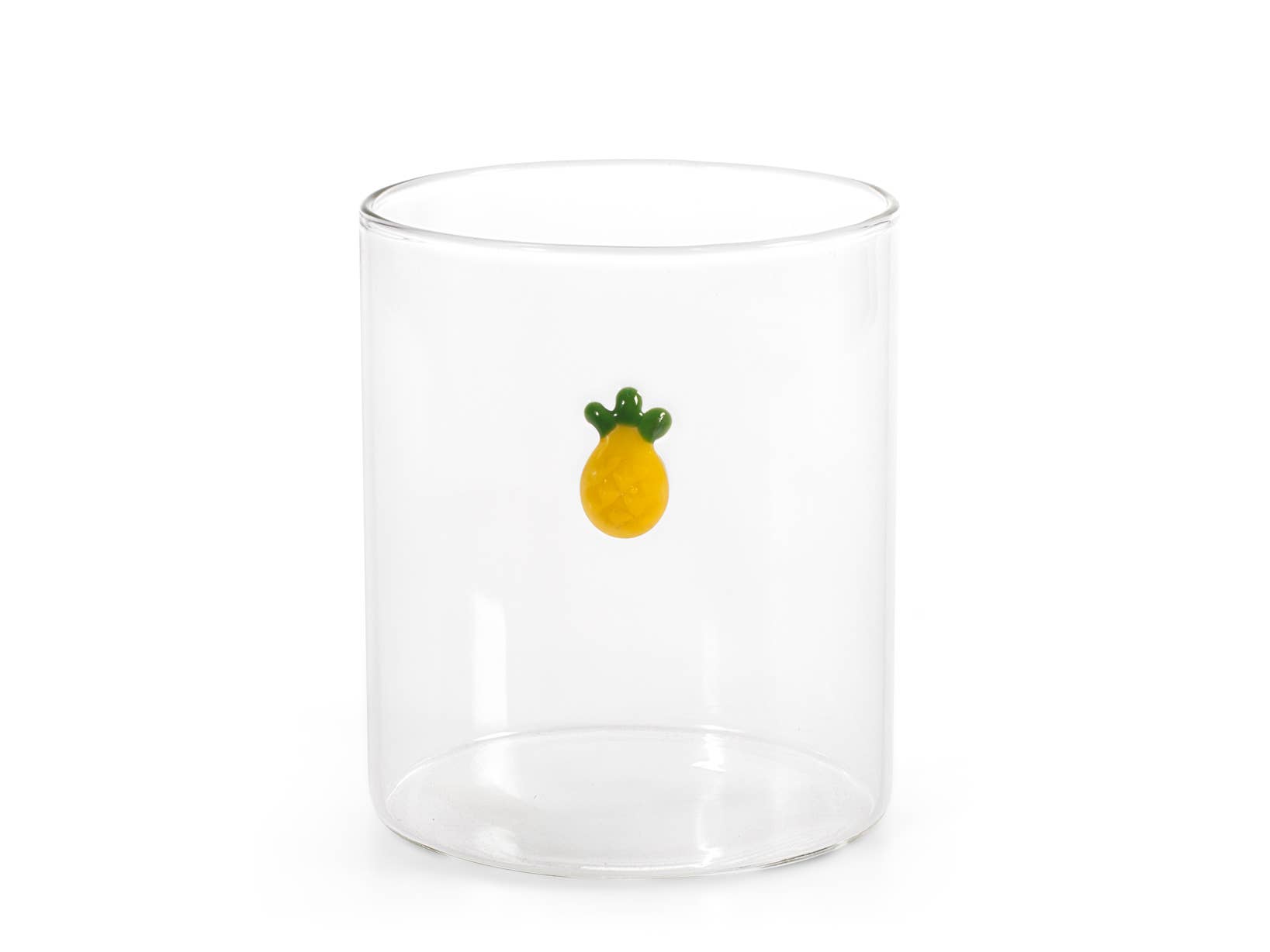 H&H - Wholesale Drinkglas/beker - Set van 6 Borosilicaatglazen van 42 cl met fruitminiaturen6
