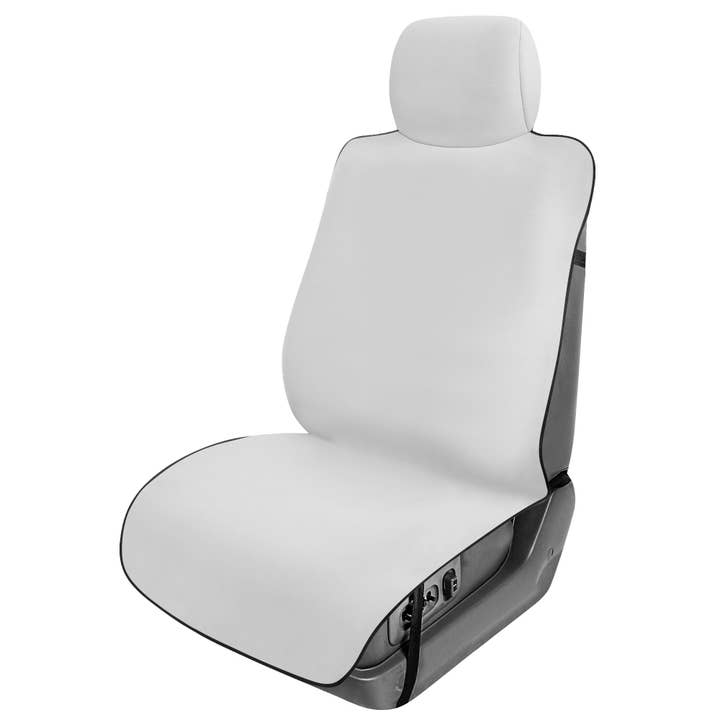 Protecteur de siège auto FH Group Easy Doll-Out, 1 pièce, cuir synthétique gris pour la vente par FH GROUP