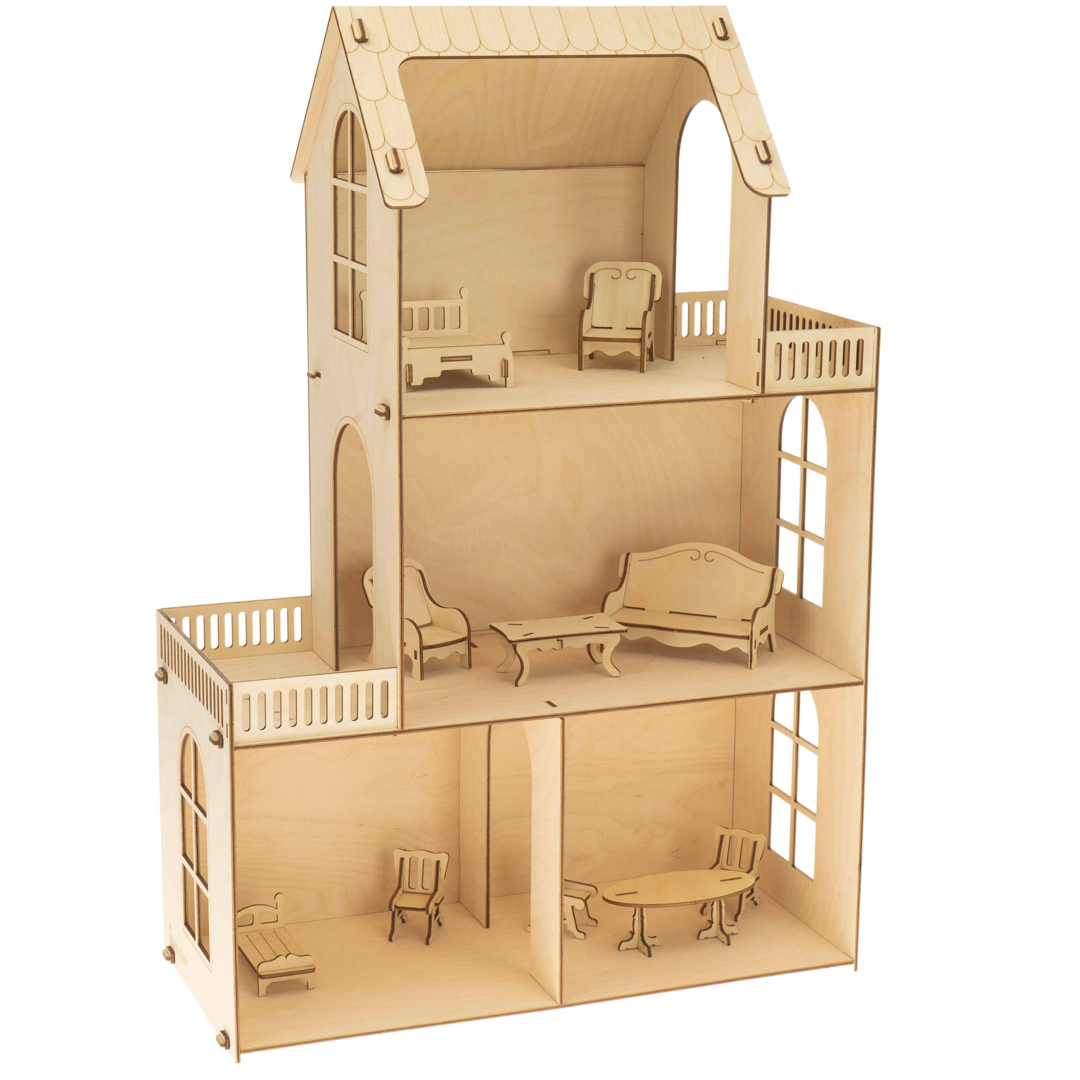 Munda Mundi - Wholesale Doll Accessory Kit - Kids - Dollhouse Winter with the furniture, 1:120