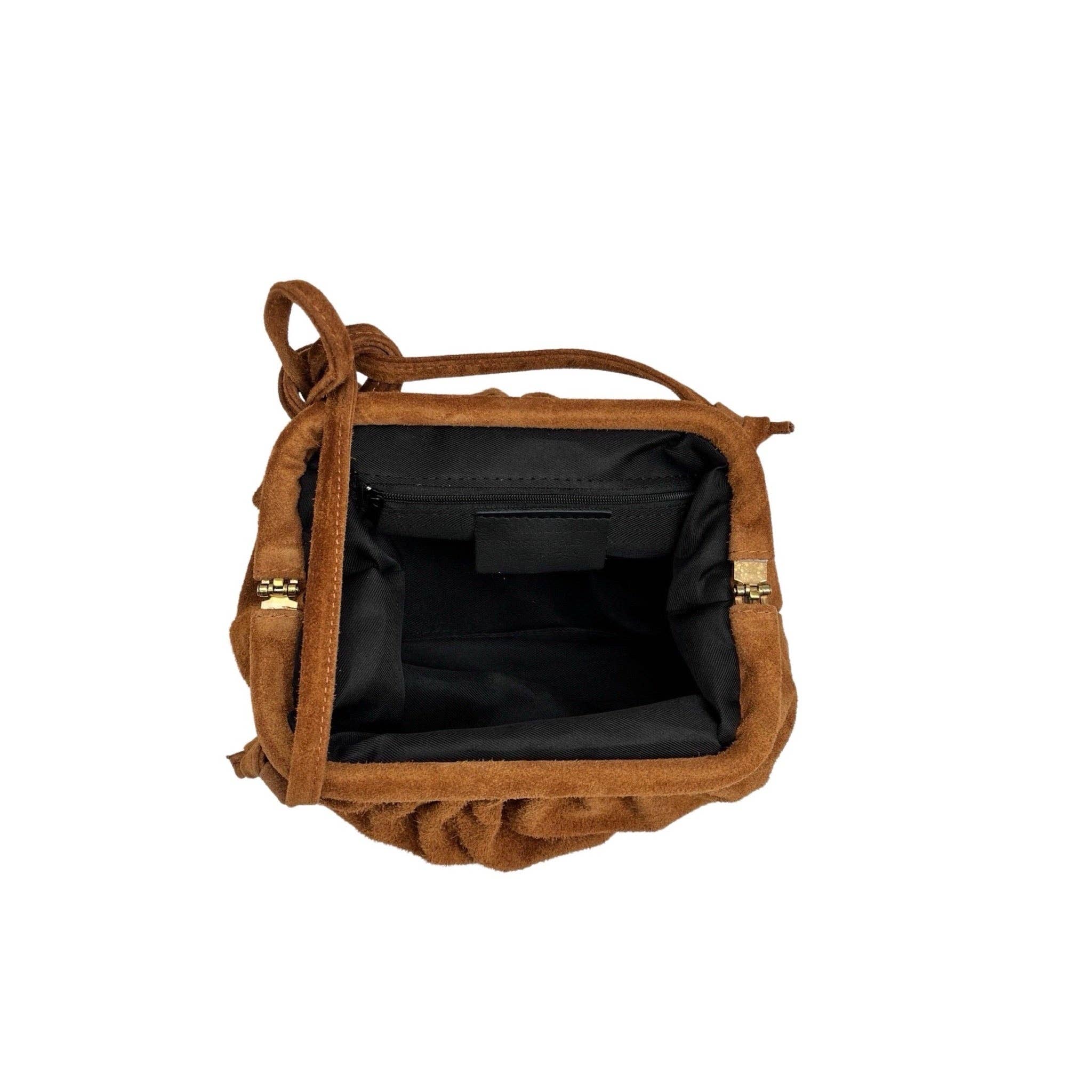 Louisa lee - Vendita all'ingrosso Borsa con manico - Donna - BORSA IN PELLE SCAMOSCIATA IN VELLUTO5