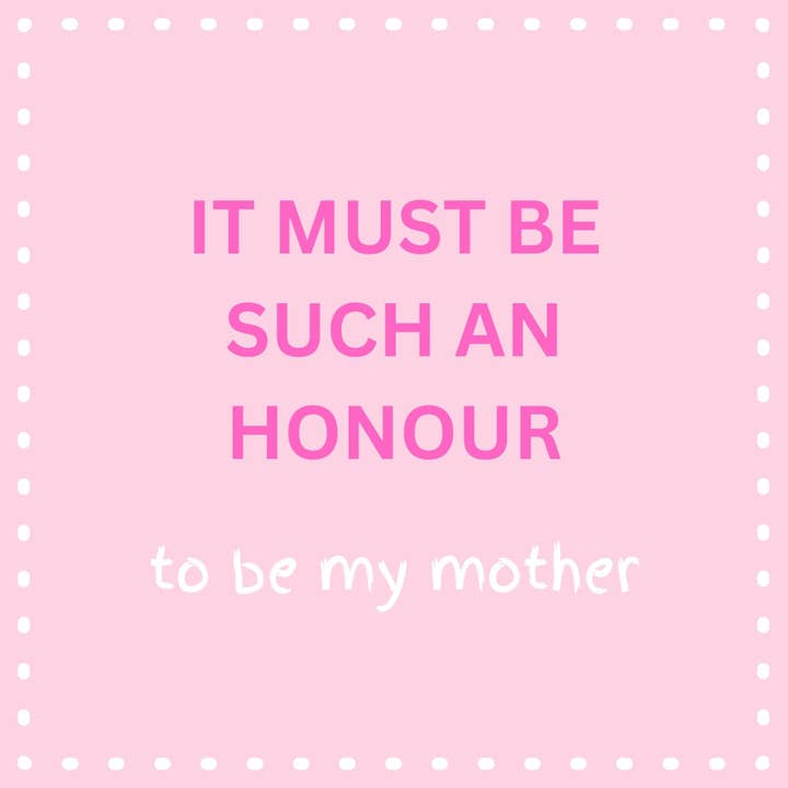 Honour Card by Maybugs Designs for wholesale by Maybugs Designs