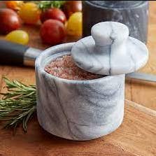 Artifacts Trading Company - Wholesale Salt Mill - Marble Salt Cellar with Lid – Kitchen Storage7