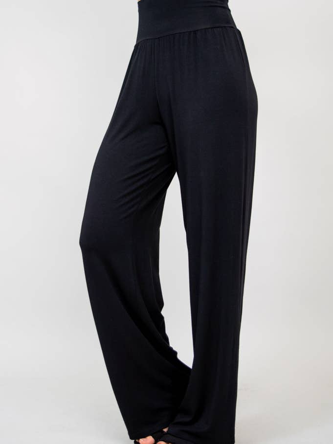 Pantalon Gaylene, noir, bambou pour la vente par Blue Sky Clothing Co LLC