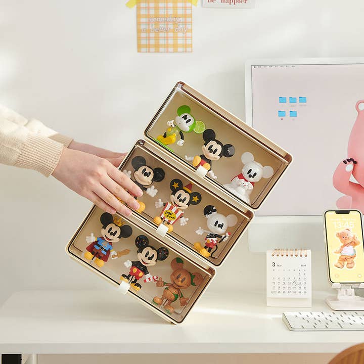 Kouhigh INC - Wholesale Display Case - Pull-out Drawer Blind Box Display Storage Box - Cream