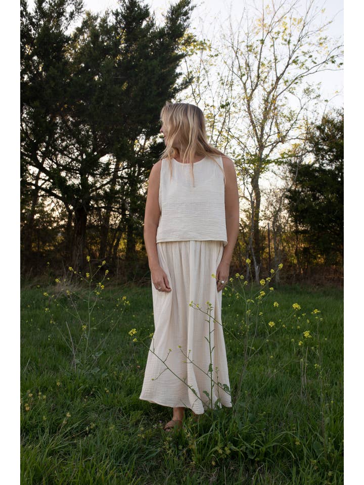 Honest Cotton - Wholesale Tank Top - Women's - Crop Tank | Crinkle Cotton Tank Top