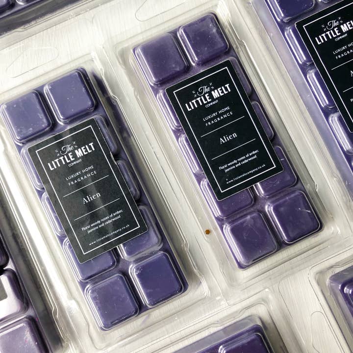 Alien Soy Wax Melt Snap Bar for wholesale by The Little Melt Company
