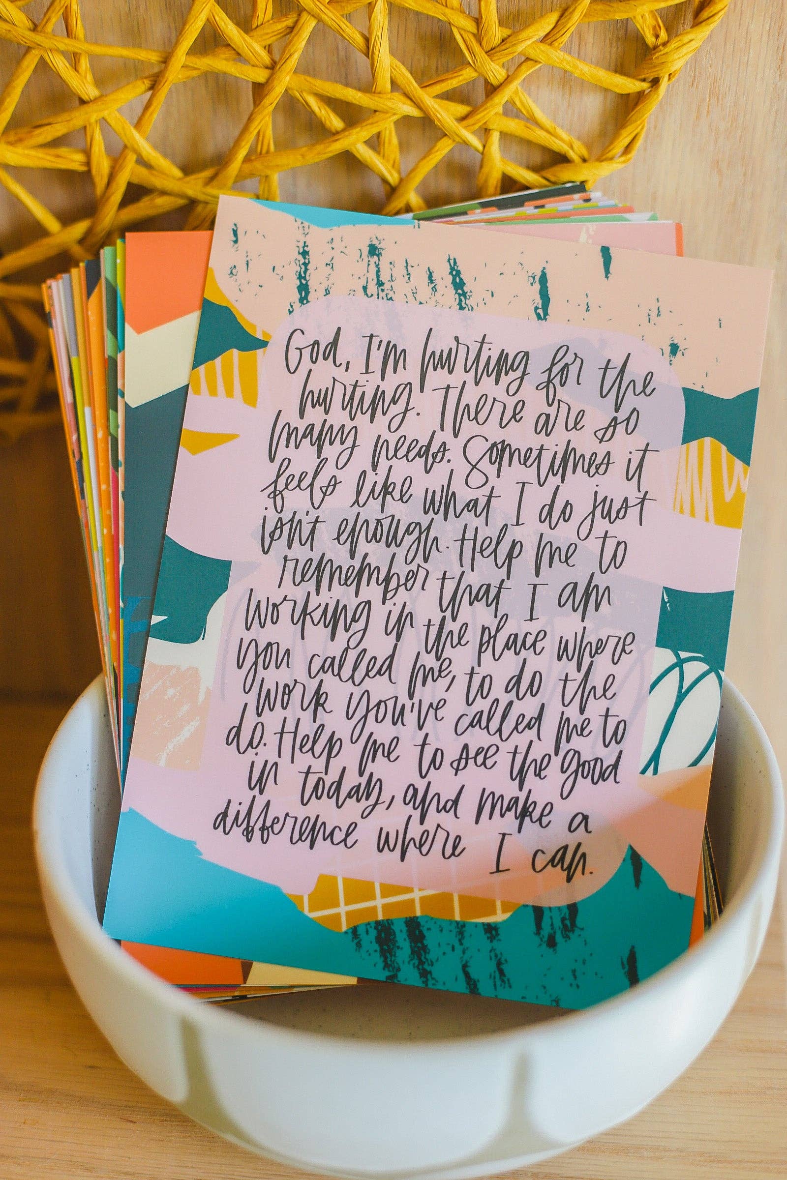 Crew + Co - Wholesale Teacher/Back-to-School Card - A Prayer For Teachers Cards6