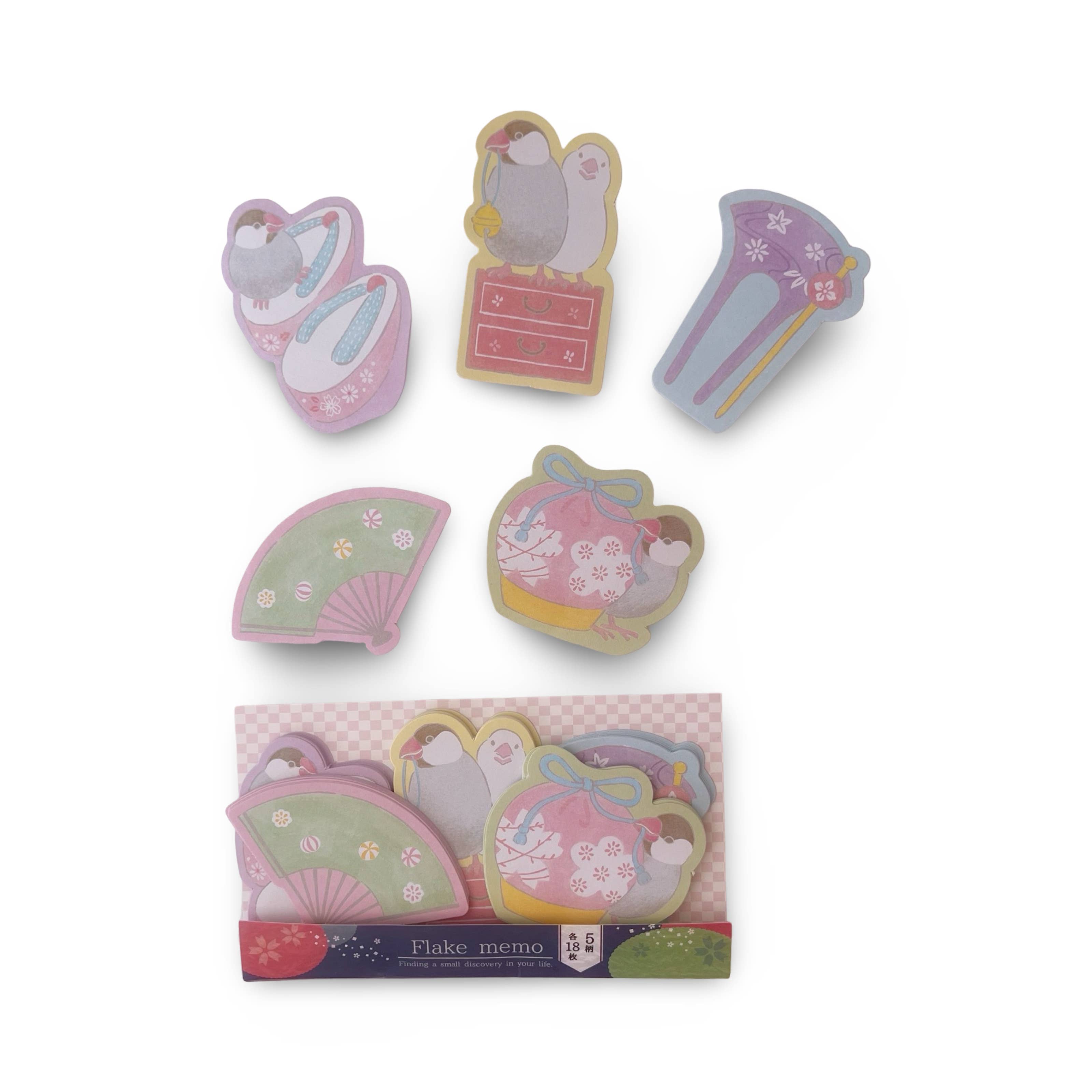 Pop Cutie Accessories & Gifts - Europe - Wholesale Stationery/notecard set - Japanese Note Gift Paper Set Kawaii Stationery Birds