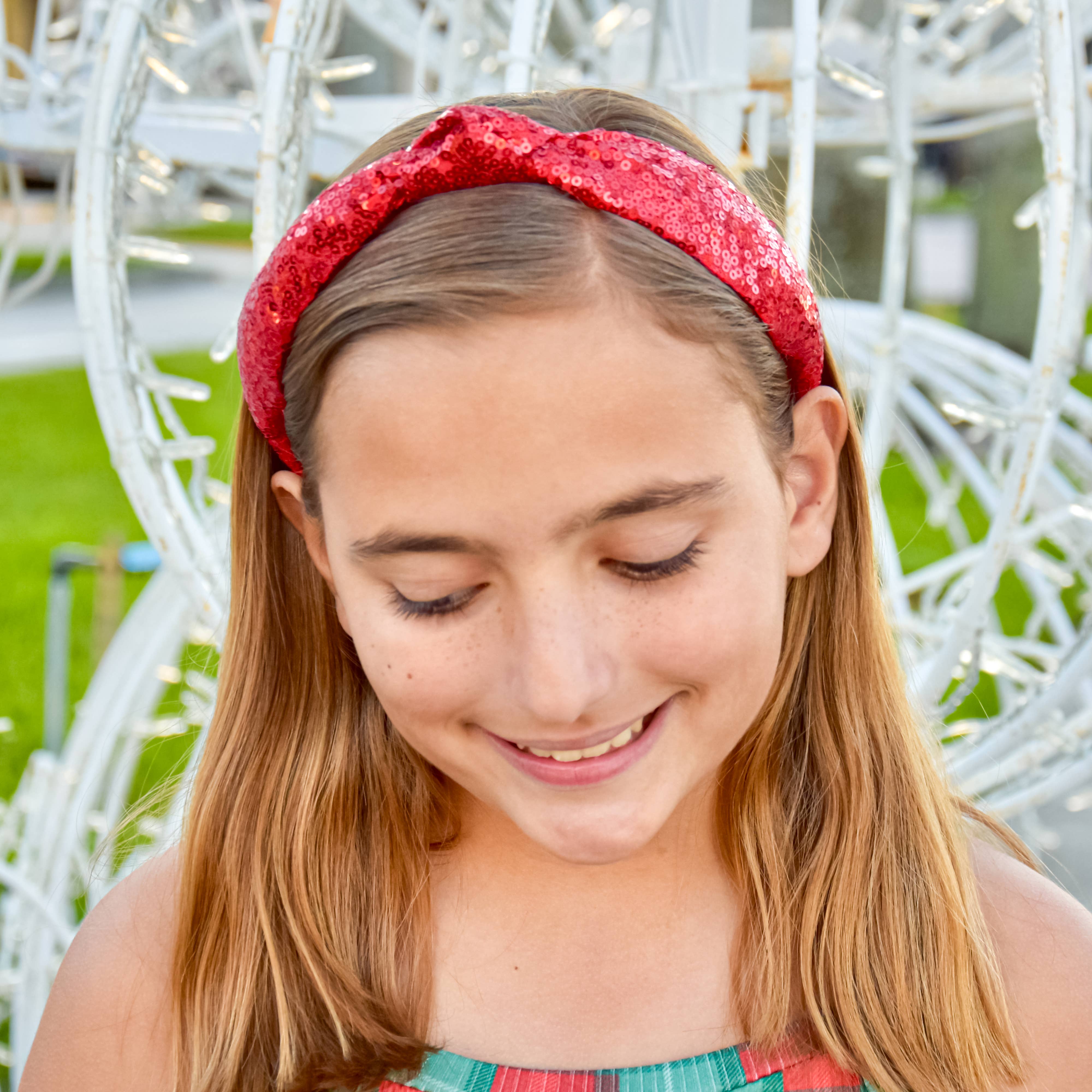 Frog Sac - Wholesale Fashion Headband - Kids - Sequin Knot Headband - Valentine's, Christmas, St. Patrick's8