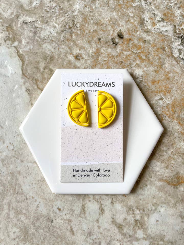 The Lemon Studs for wholesale by LuckyDreams