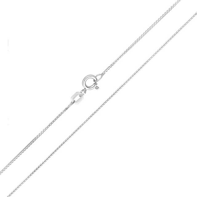 NYC Sterling - Vendita all'ingrosso Collane a catena e maglie - Catena unisex in argento sterling 925 con maglia a scatola quadrata da 0,8 mm1