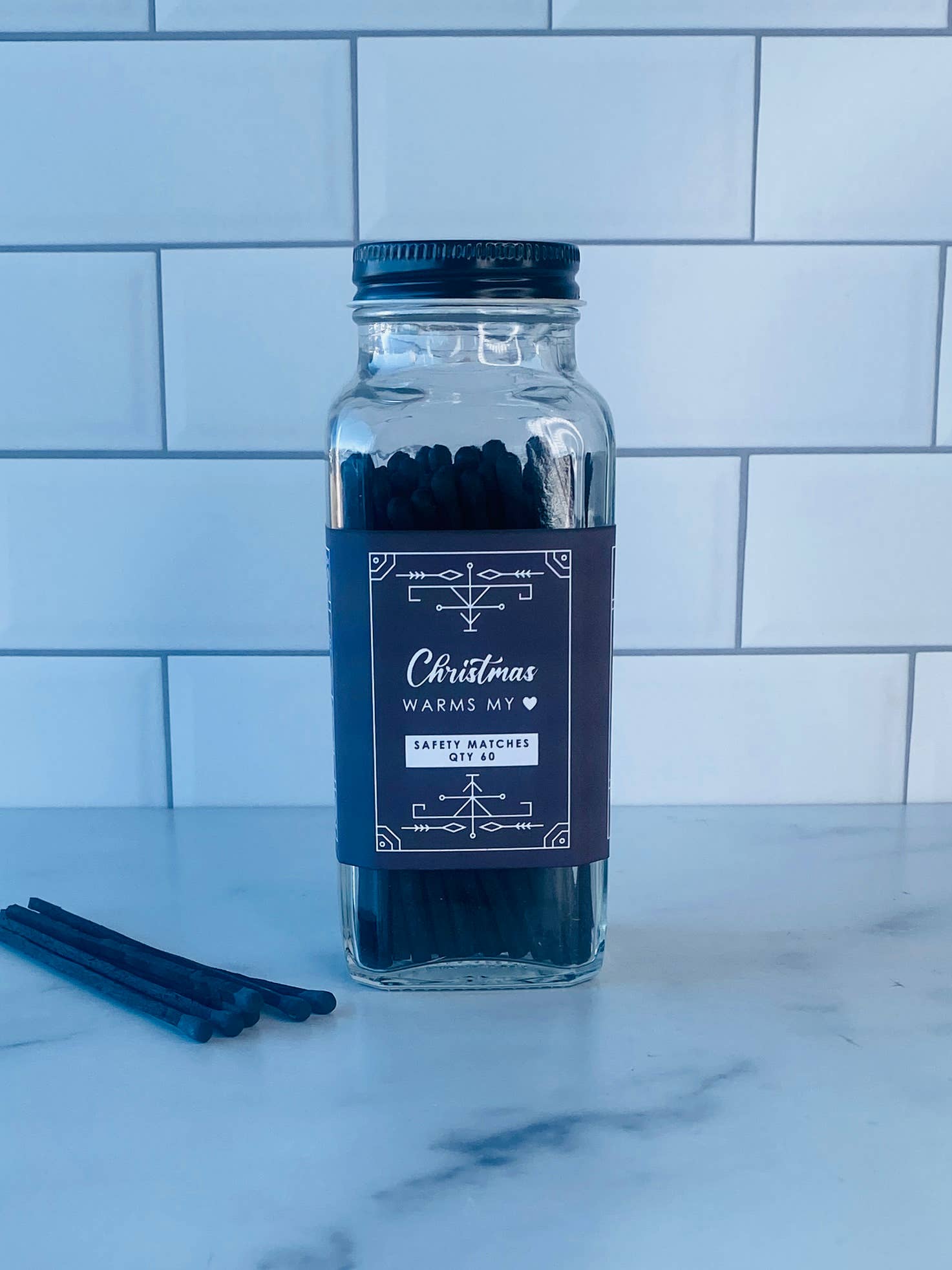 Rambling Caravan - Wholesale Matches - Merry Christmas Safety Matches - Christmas Warms My Heart3