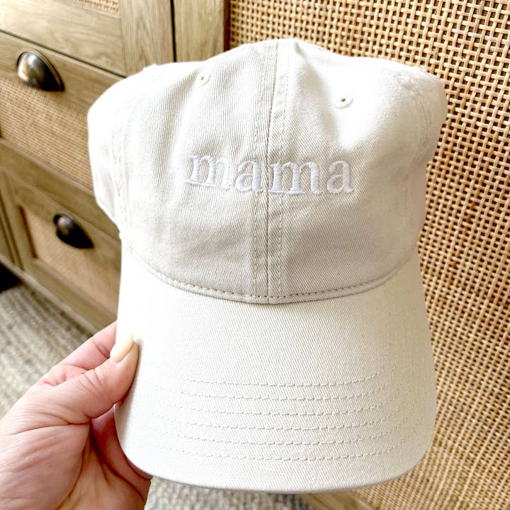 Embroidered Mama Baseball Hat for wholesale by Arden & Gold