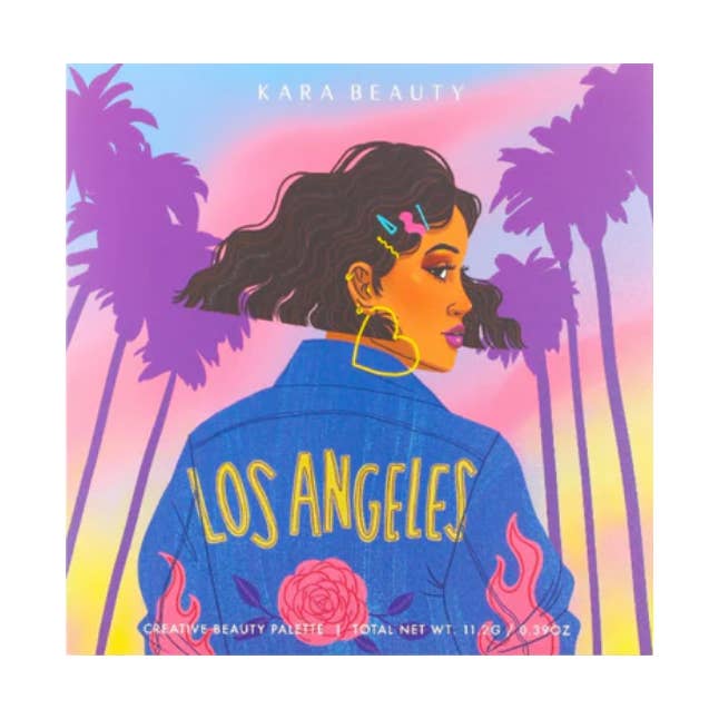 LOS ANGELES 16-Shades Creative Beauty Palette - VEGAN for wholesale by Kara Beauty