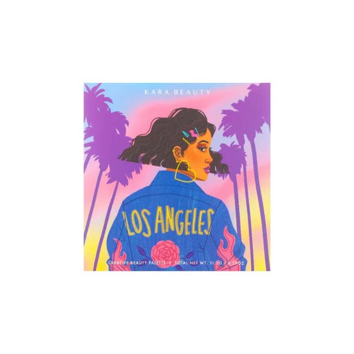 LOS ANGELES 16-Shades Creative Beauty Palette - VEGAN for wholesale by Kara Beauty